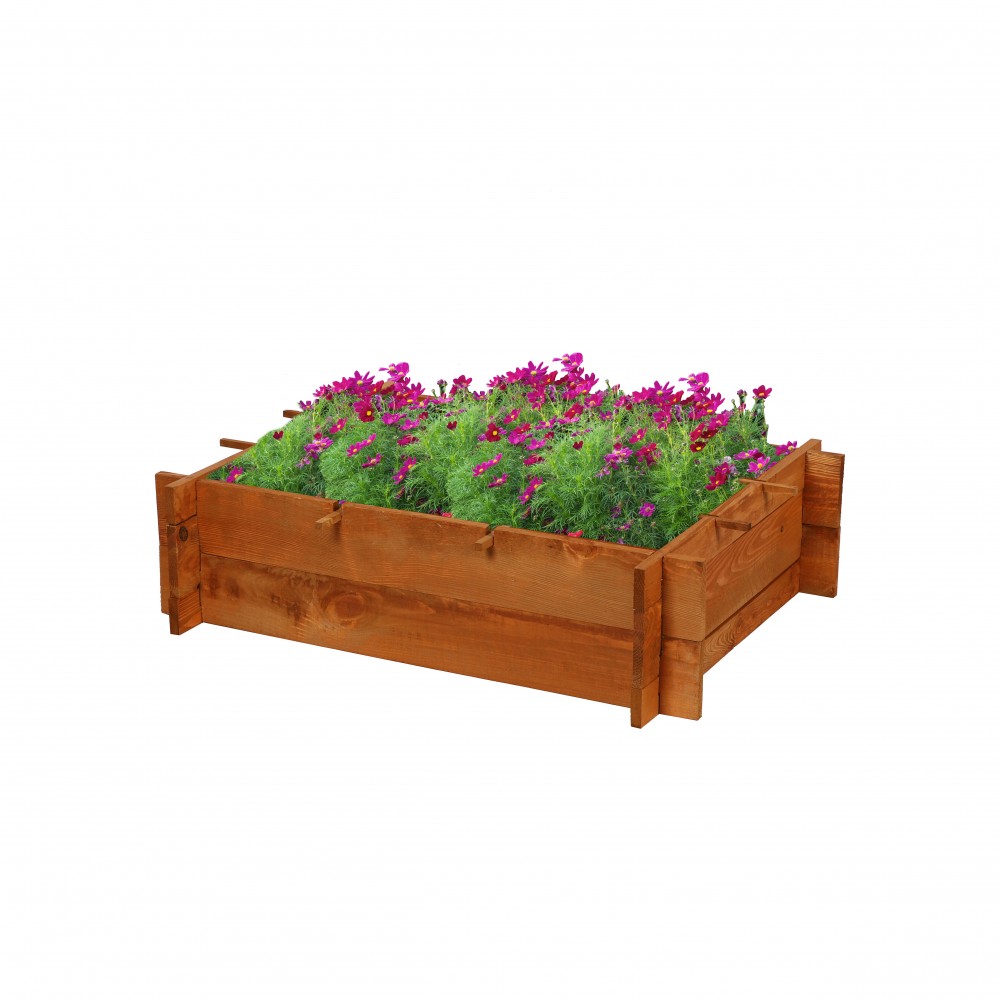 Skrzynia na warzywa zioła grządka podwyższona donica warzywnik 80x60cm ECO