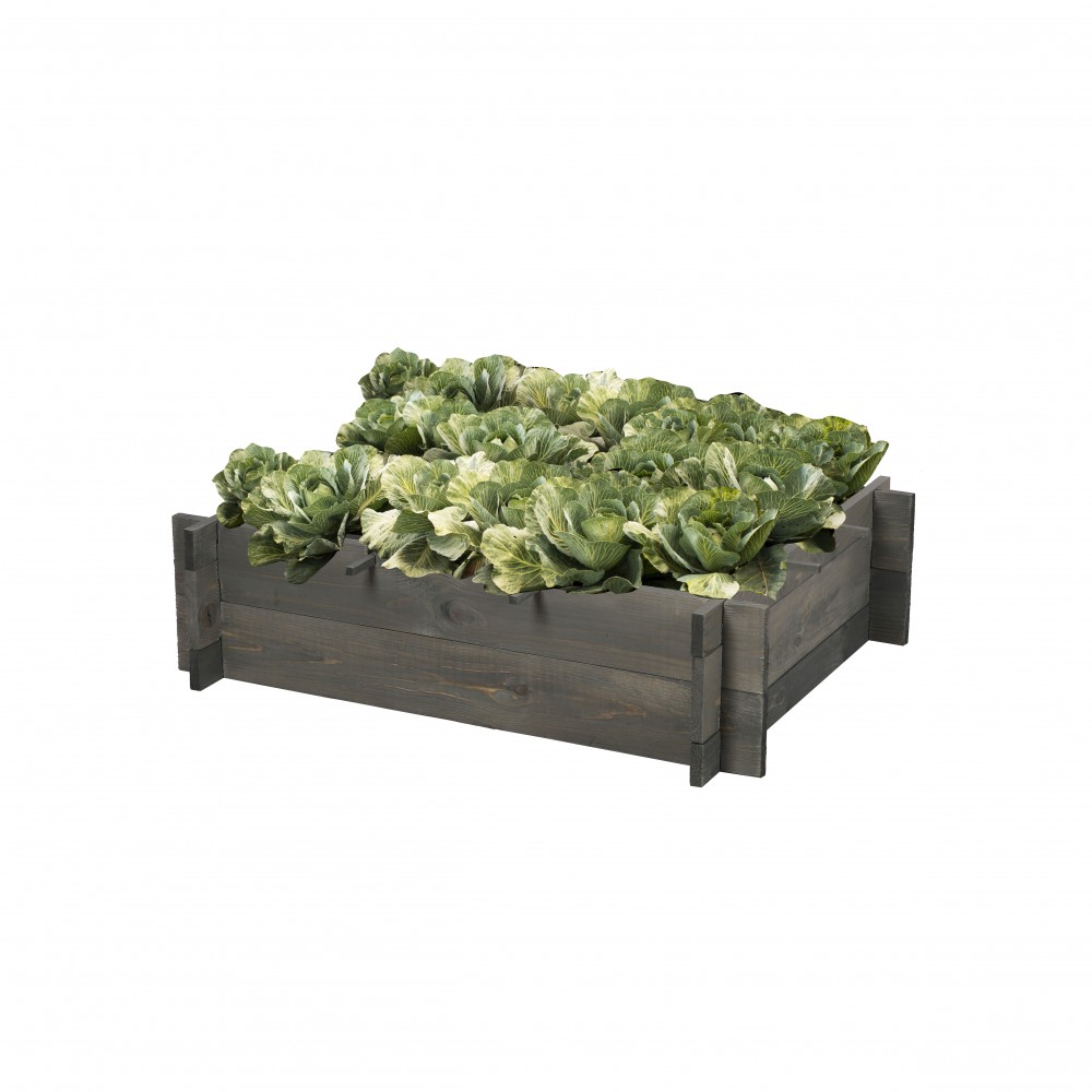 Skrzynia na warzywa zioła grządka podwyższona warzywniak zielnik 80x60cm ECO