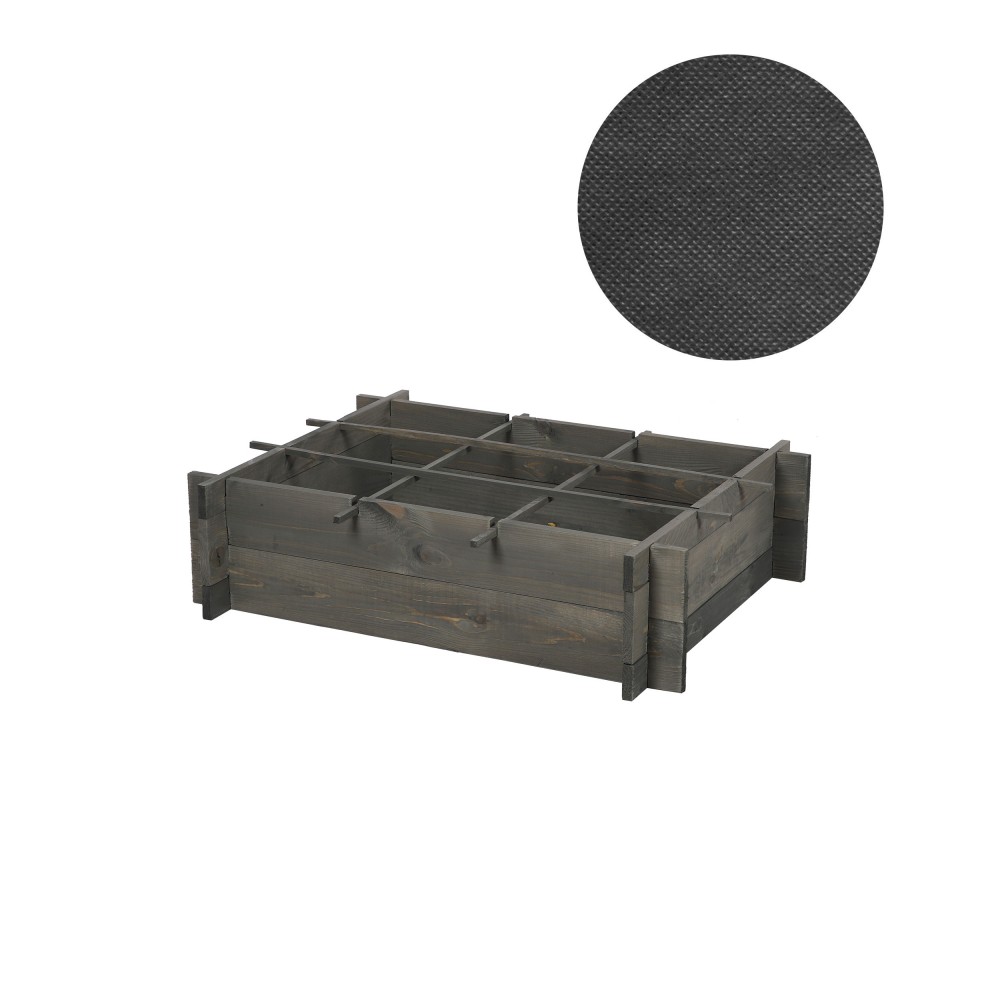 Skrzynia na warzywa zioła grządka podwyższona warzywniak zielnik 80x60cm ECO