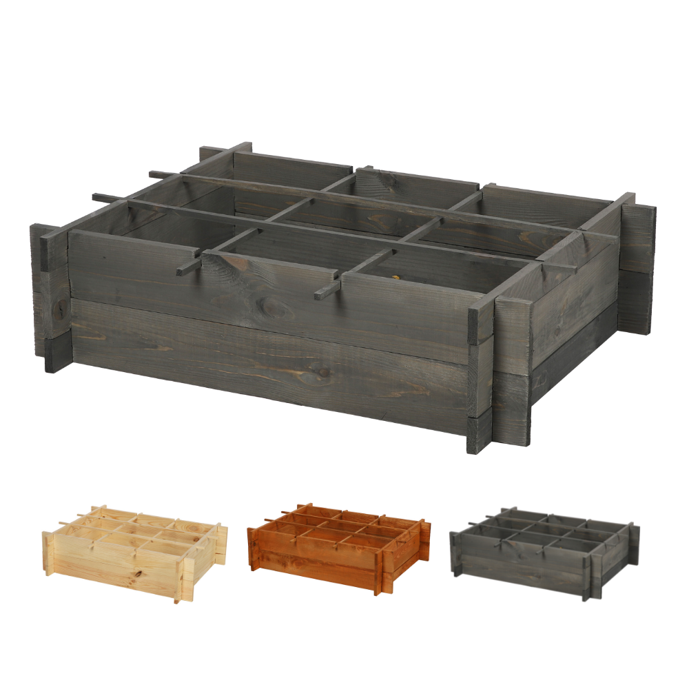 Skrzynia na warzywa zioła grządka podwyższona warzywniak zielnik 80x60cm ECO