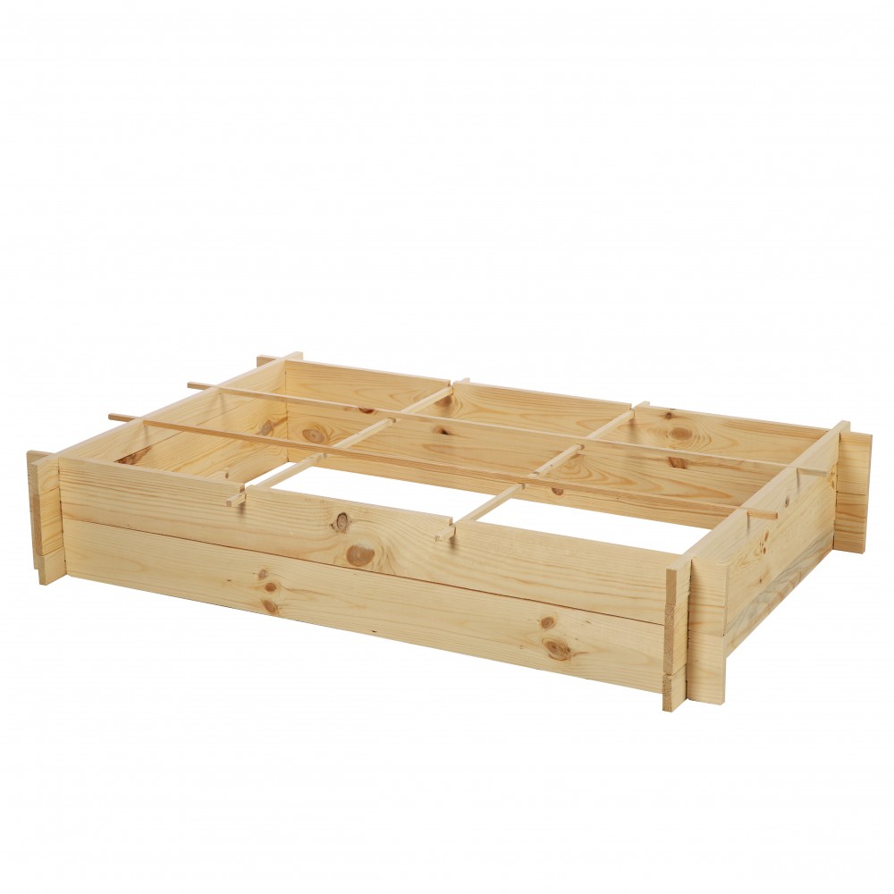 Skrzynia na warzywa zioła grządka podwyższona donica zielnik 120x80cm ECO