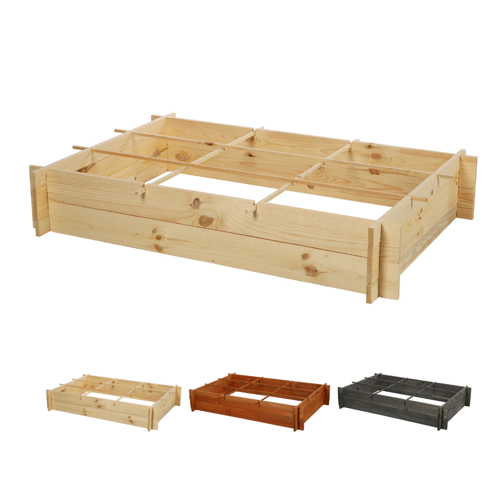 Skrzynia na warzywa zioła grządka podwyższona donica zielnik 120x80cm ECO