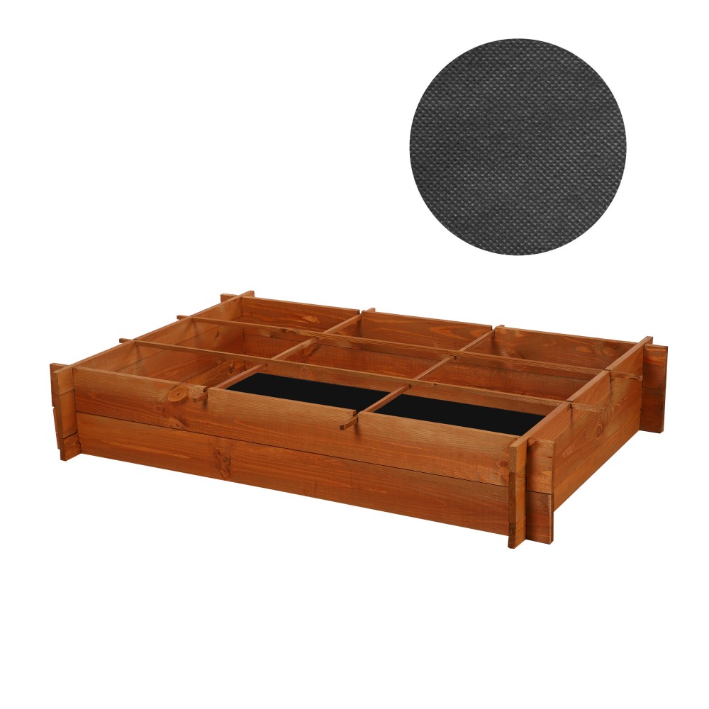 Skrzynia na warzywa zioła grządka podwyższona donica zielnik 120x80cm ECO