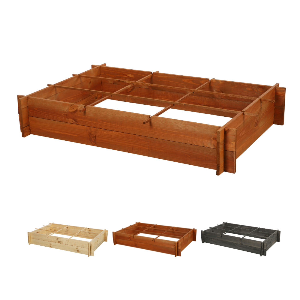 Skrzynia na warzywa zioła grządka podwyższona donica zielnik 120x80cm ECO