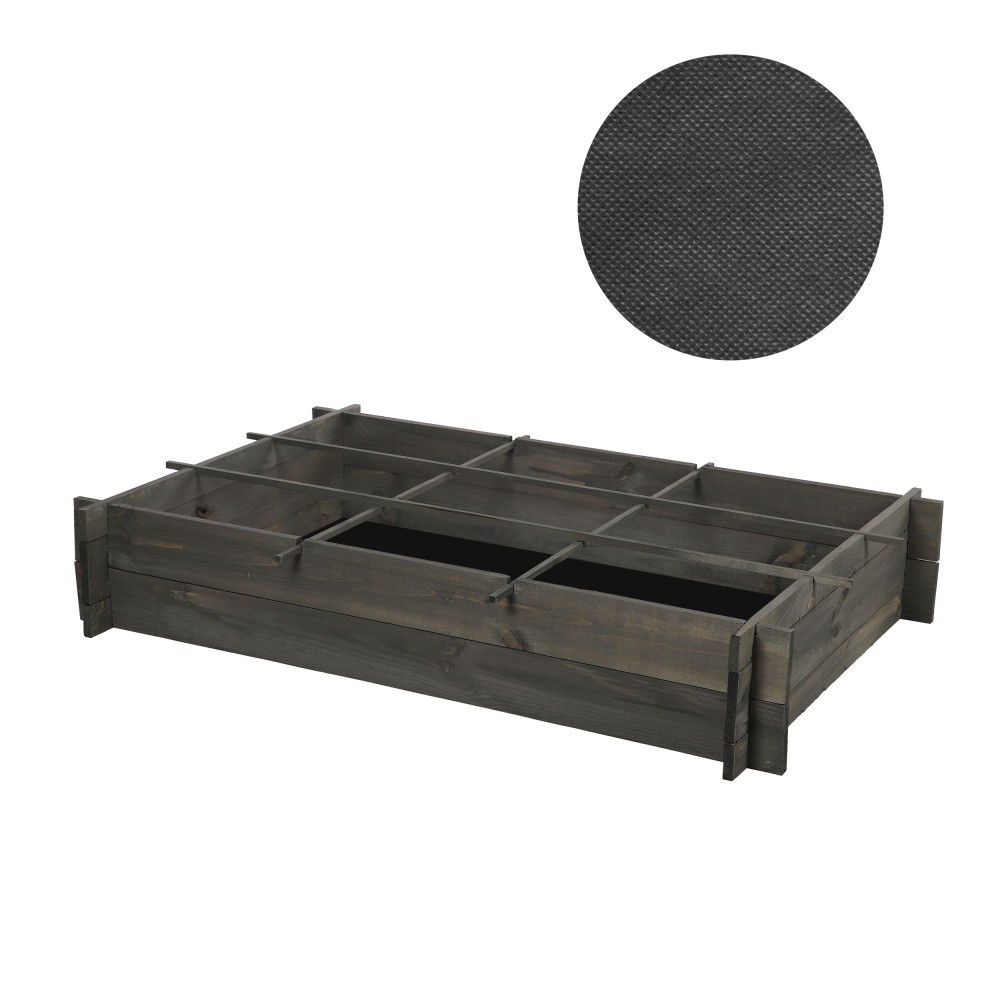 Skrzynia na warzywa zioła grządka podwyższona donica inspekt120x80cm ECO