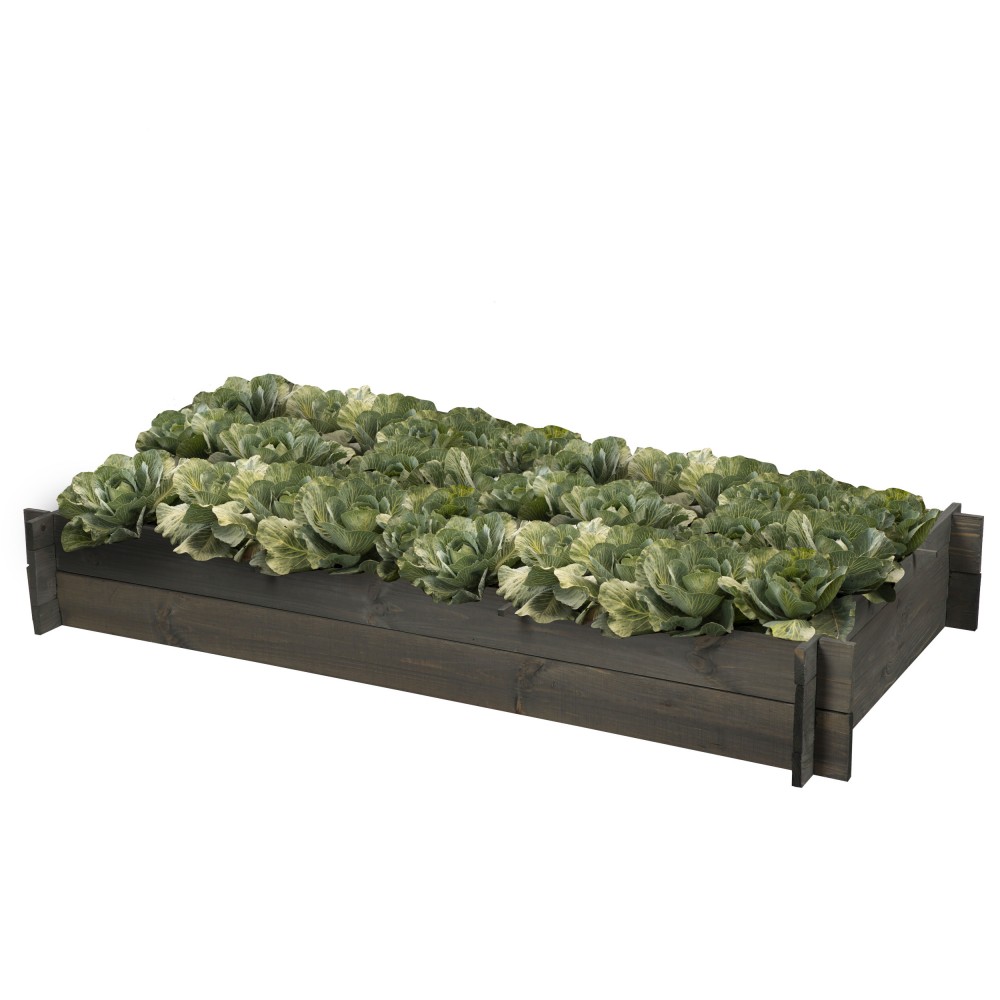 Skrzynia na warzywa zioła grządka podwyższona donica inspekt 150x80cm ECO