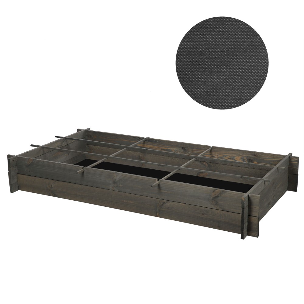 Skrzynia na warzywa zioła grządka podwyższona donica inspekt 150x80cm ECO