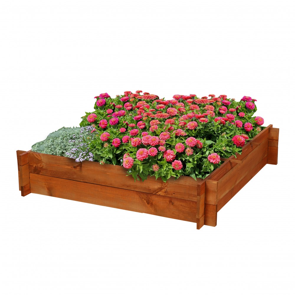 Skrzynia na warzywa zioła grządka podwyższona donica zielnik 100x100cm ECO