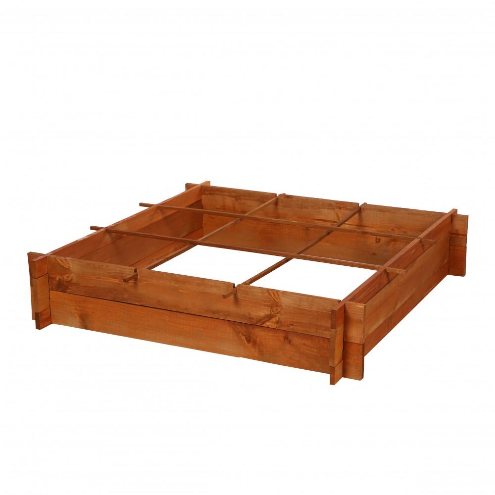 Skrzynia na warzywa zioła grządka podwyższona donica zielnik 100x100cm ECO