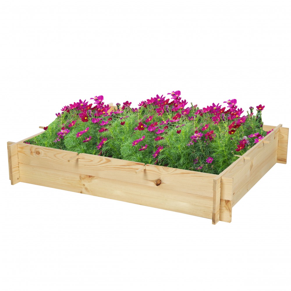 Skrzynia na warzywa zioła grządka podwyższona donica zielnik 120x100cm ECO