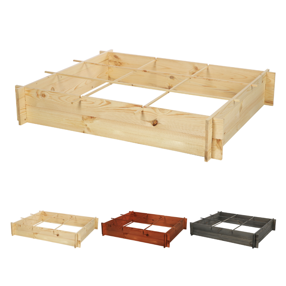 Skrzynia na warzywa zioła grządka podwyższona donica zielnik 120x100cm ECO