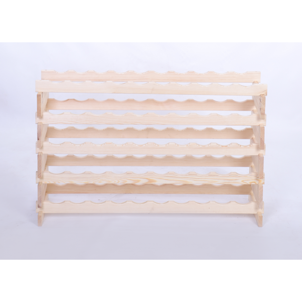 Stojak na wino regał modułowy na butelki 5x10 but BUDUJ JAK KLOCKI EKO