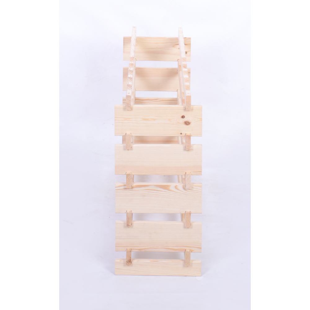 Stojak na wino regał modułowy na butelki 5x10 but BUDUJ JAK KLOCKI EKO