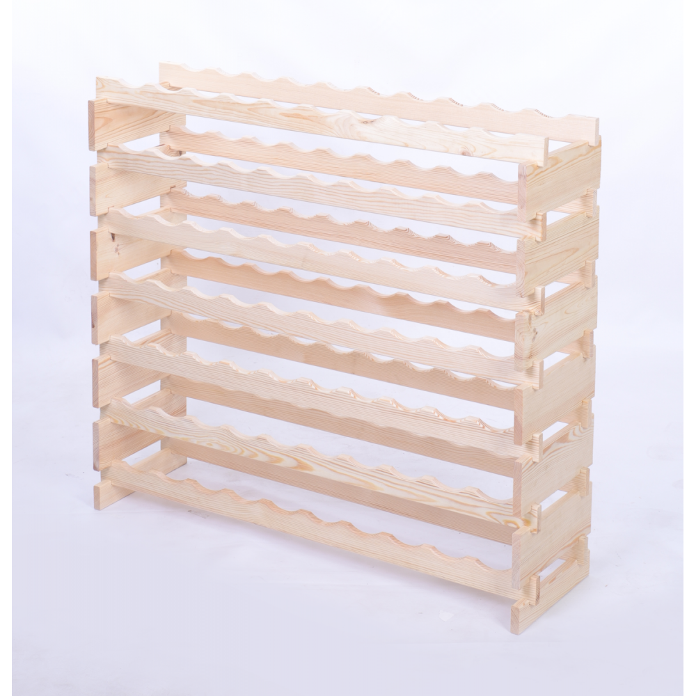 Stojak na wino regał modułowy na butelki 7x10 but BUDUJ JAK KLOCKI EKO