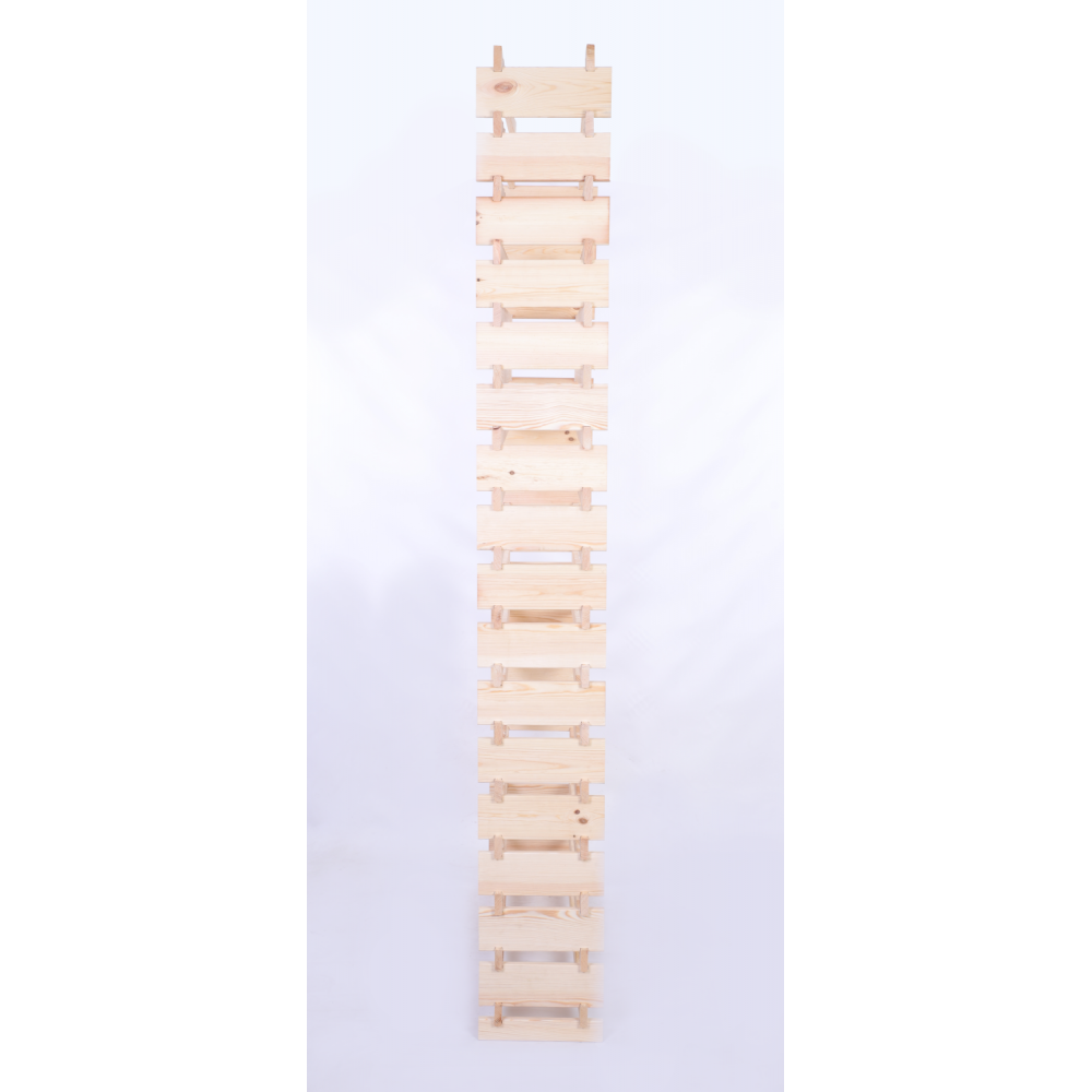 Stojak na wino regał modułowy na butelki 17x10 but WYSOKI BEZ NARZĘDZI