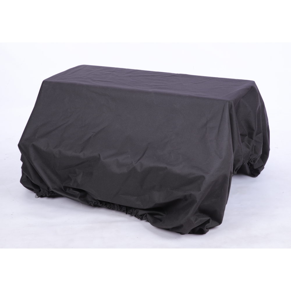 Pokrowiec ochronny na ławeczkę ławkę CZARNY WODOODPORNY z gumką 50x91x90