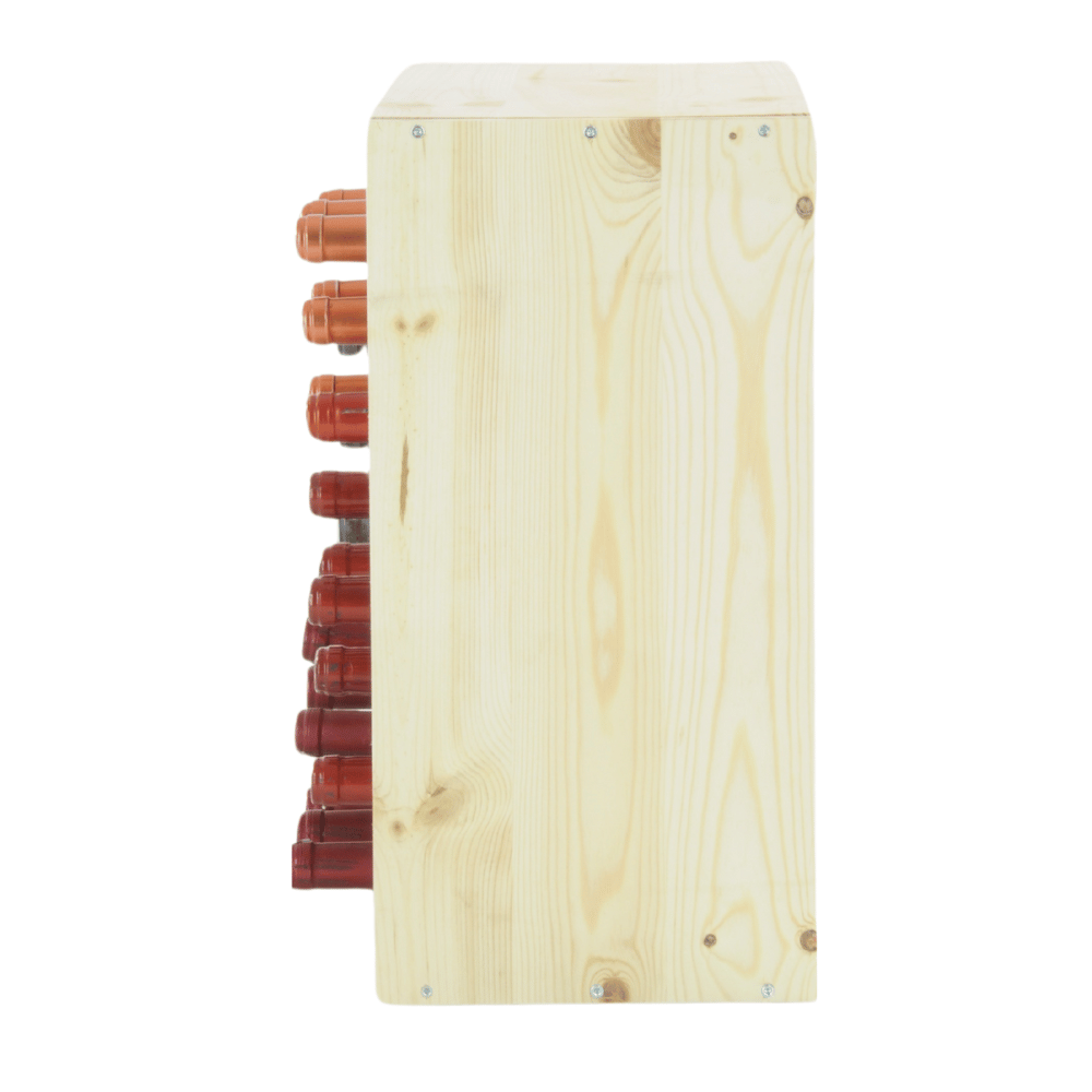 Stojak na wino szafka na butelki regał typu X 50x50x25 cm 24 butelki EKO