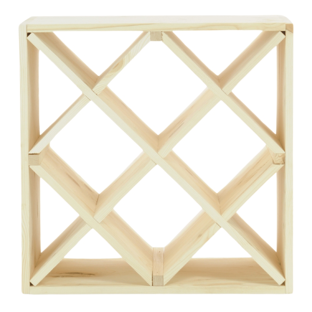 Stojak na wino szafka na butelki regał typu 4X 50x50x25 cm 24 butelki EKO