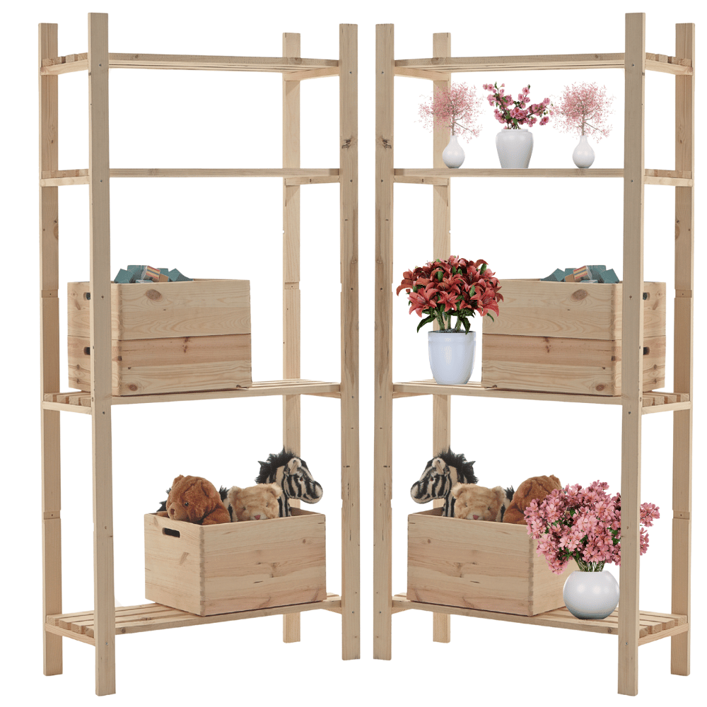 Regał na książki regał na zabawki regał drewniany do spiżarni 170x80x29 eko