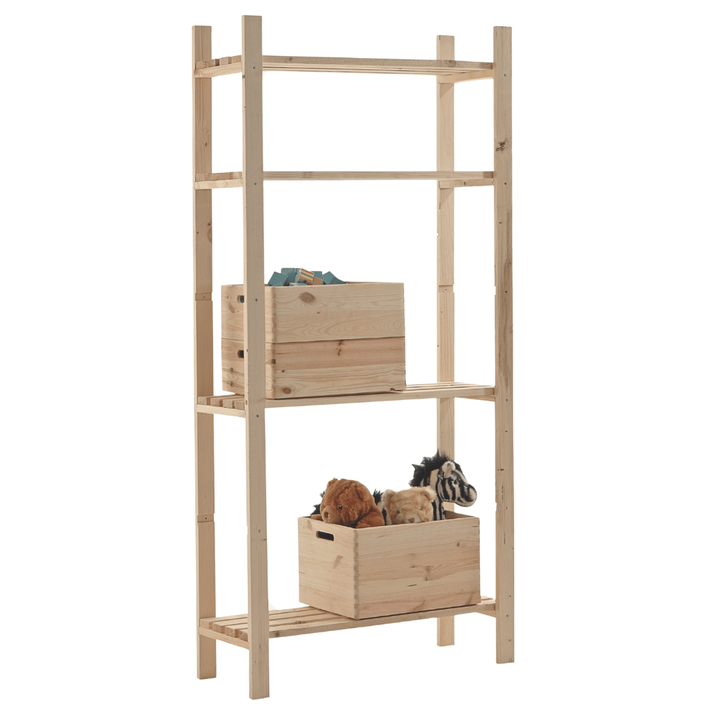 Regał na książki regał na zabawki regał drewniany do spiżarni 170x80x29 eko