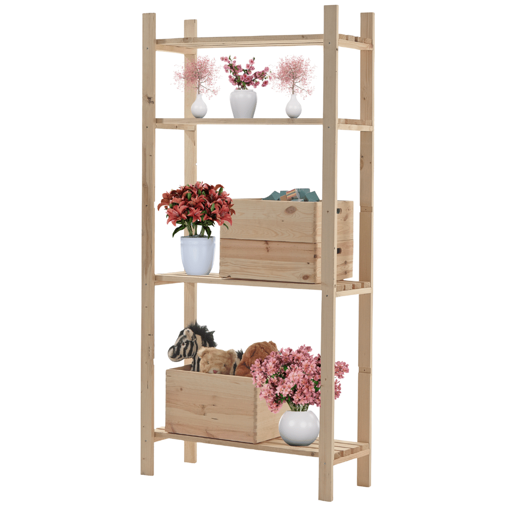 Regał na książki regał na zabawki regał drewniany do spiżarni 170x80x29 eko