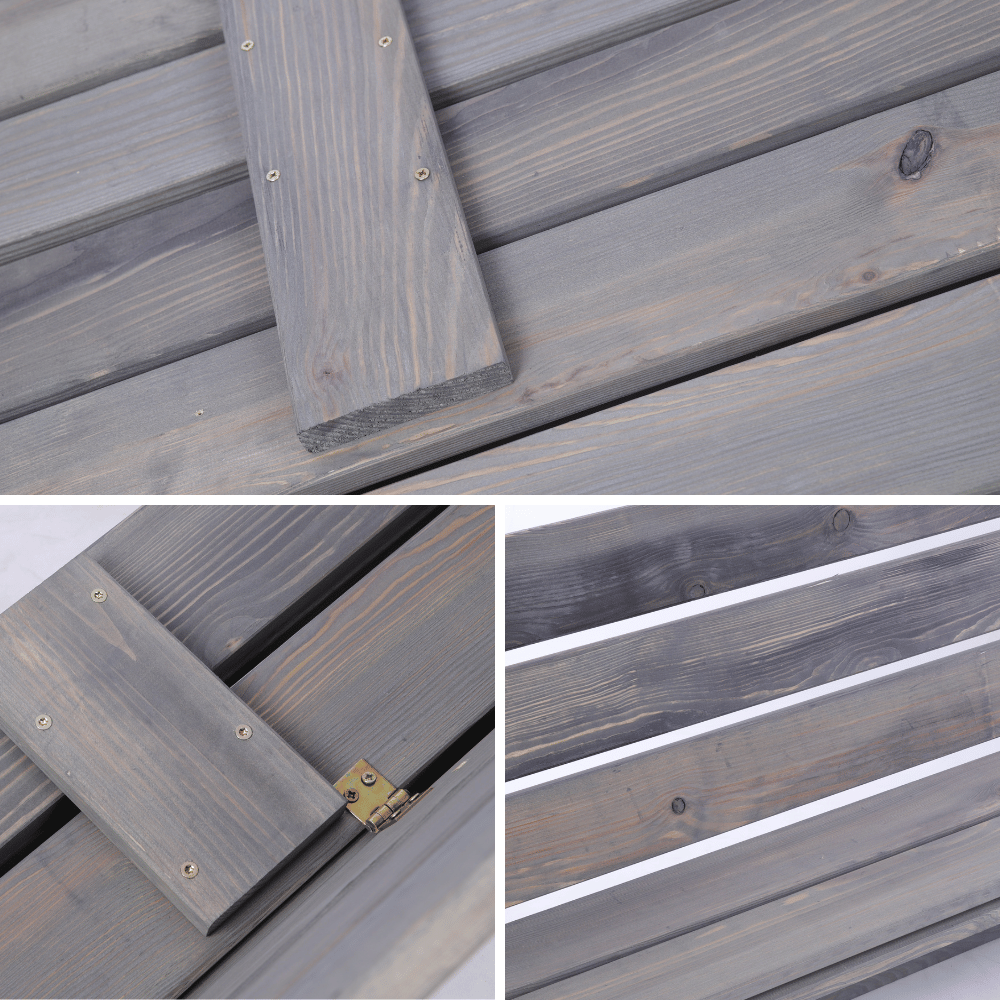 Piaskownica impregnowana 140x140 z ławeczkami AGRO PLANDEKA eko drewno