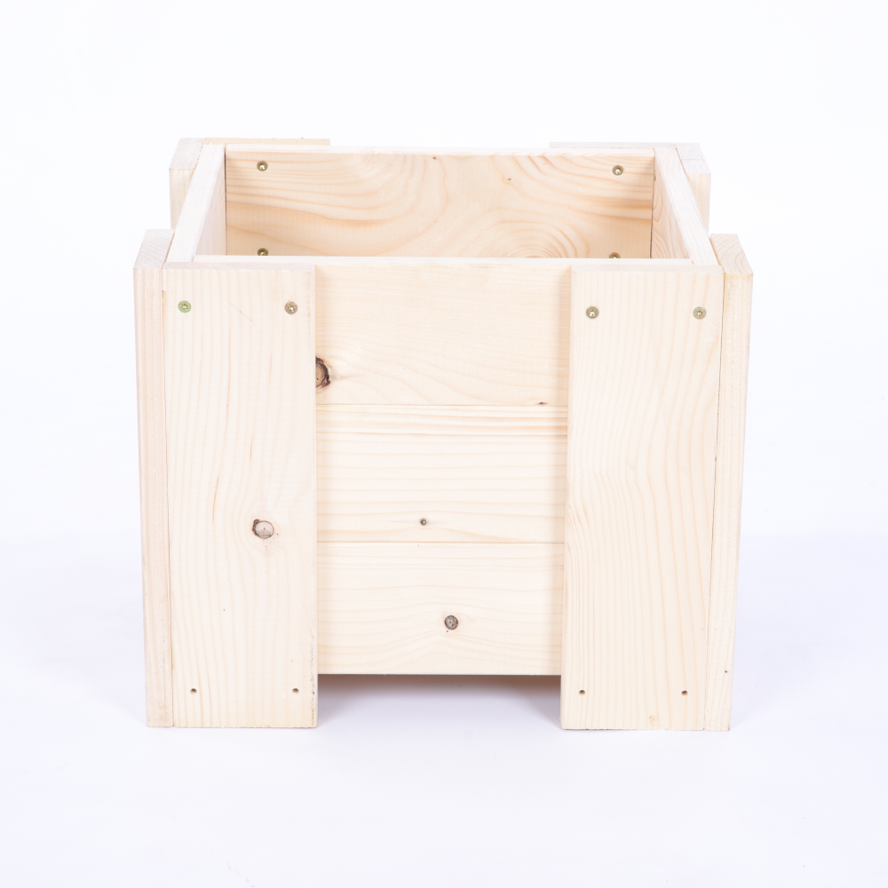 Donica drewniana ogrodowa warzywna doniczka na balkon szer. 30 cm FOLIA