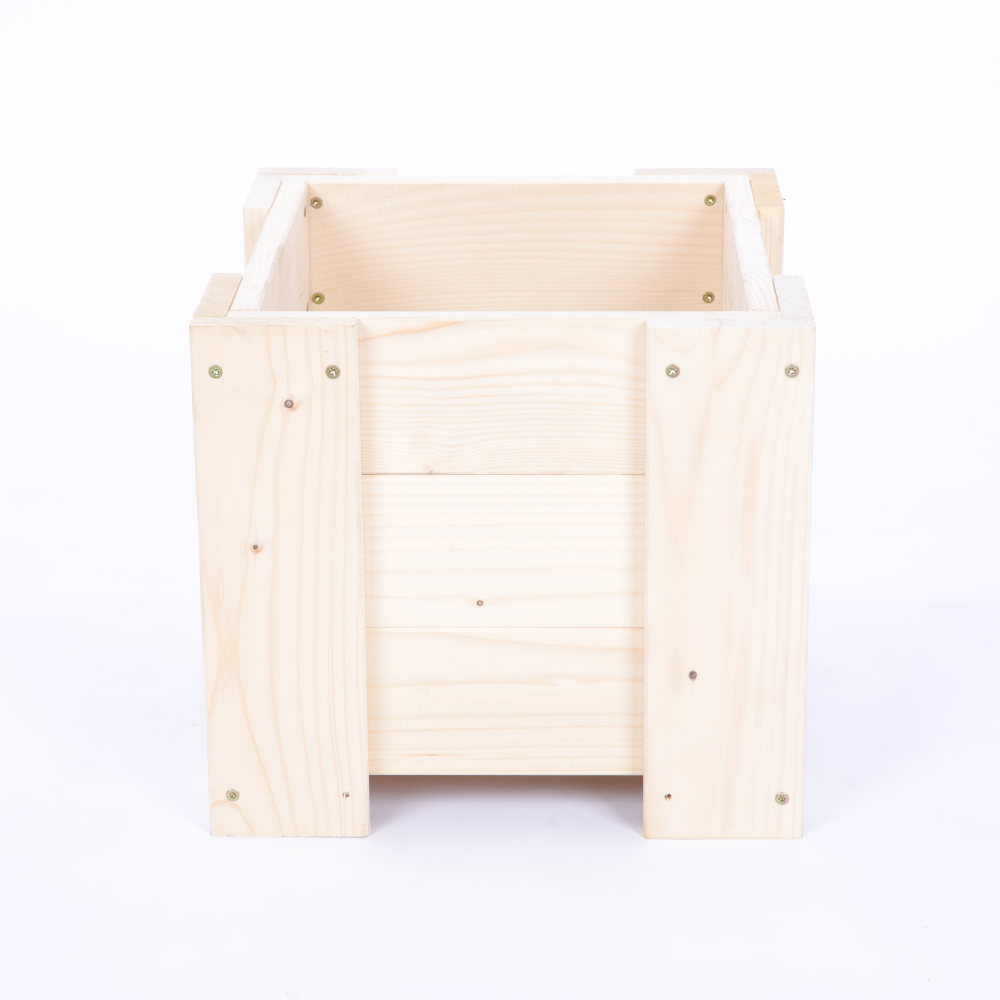 Donica drewniana ogrodowa warzywna doniczka na balkon szer. 30 cm FOLIA