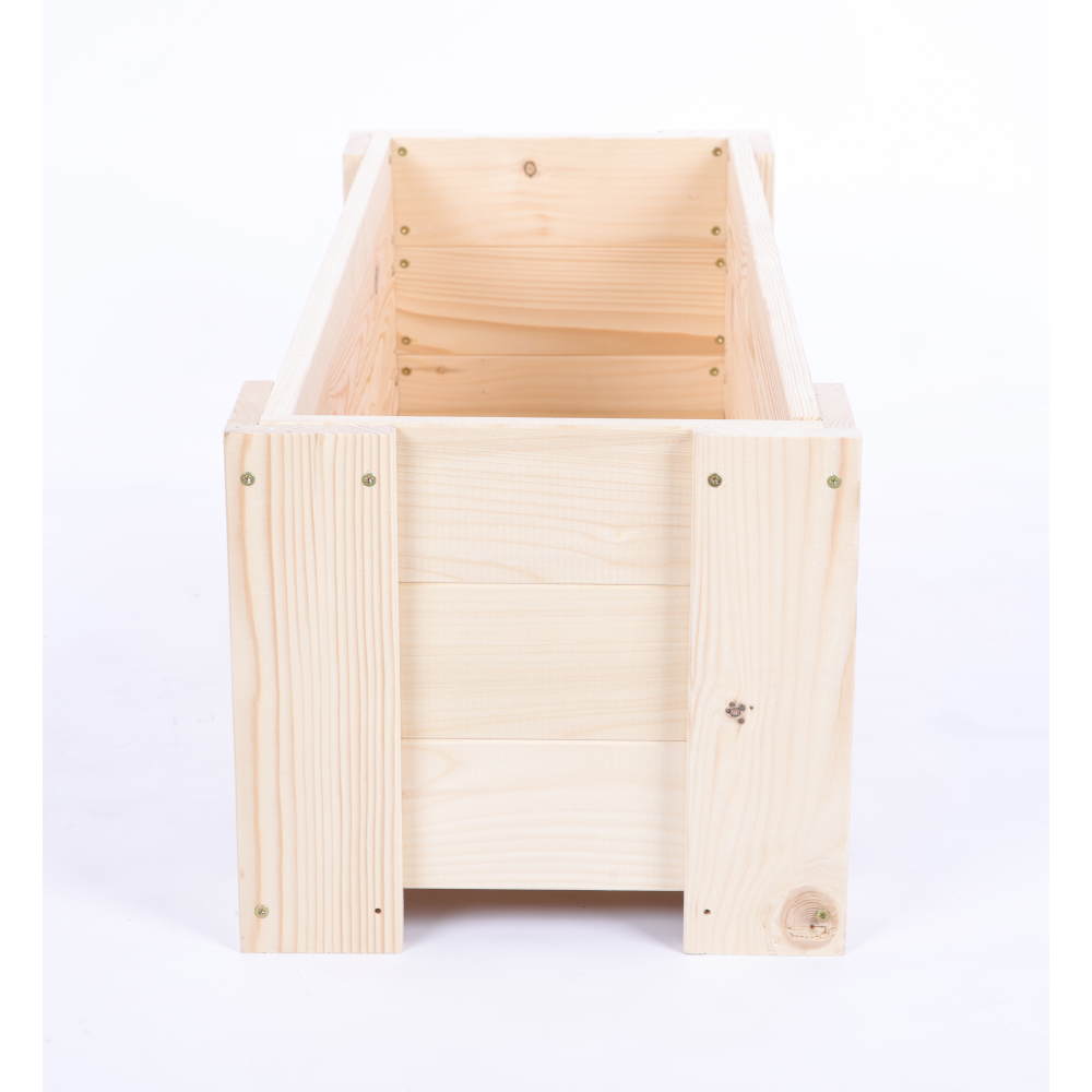 Donica drewniana ogrodowa warzywna doniczka na balkon szer. 60 cm FOLIA