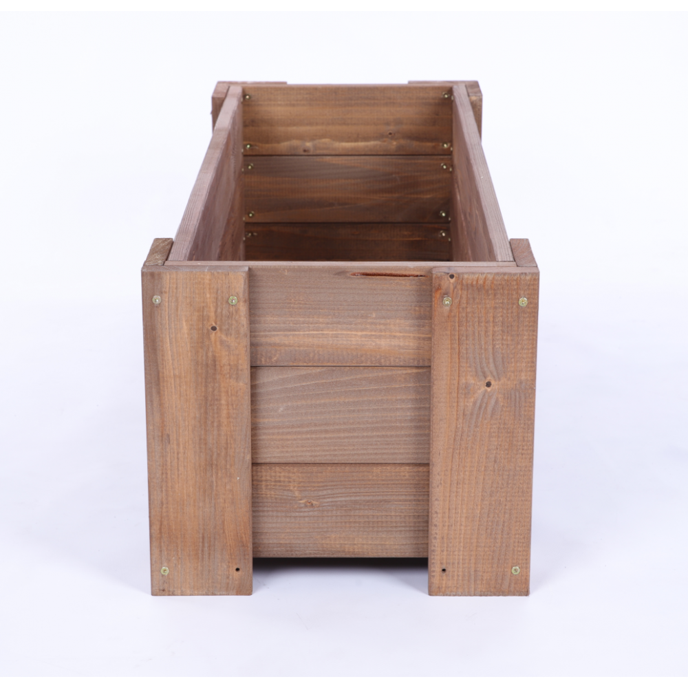 Donica drewniana IMPREGNAT warzywna doniczka na balkon szer. 90 cm FOLIA