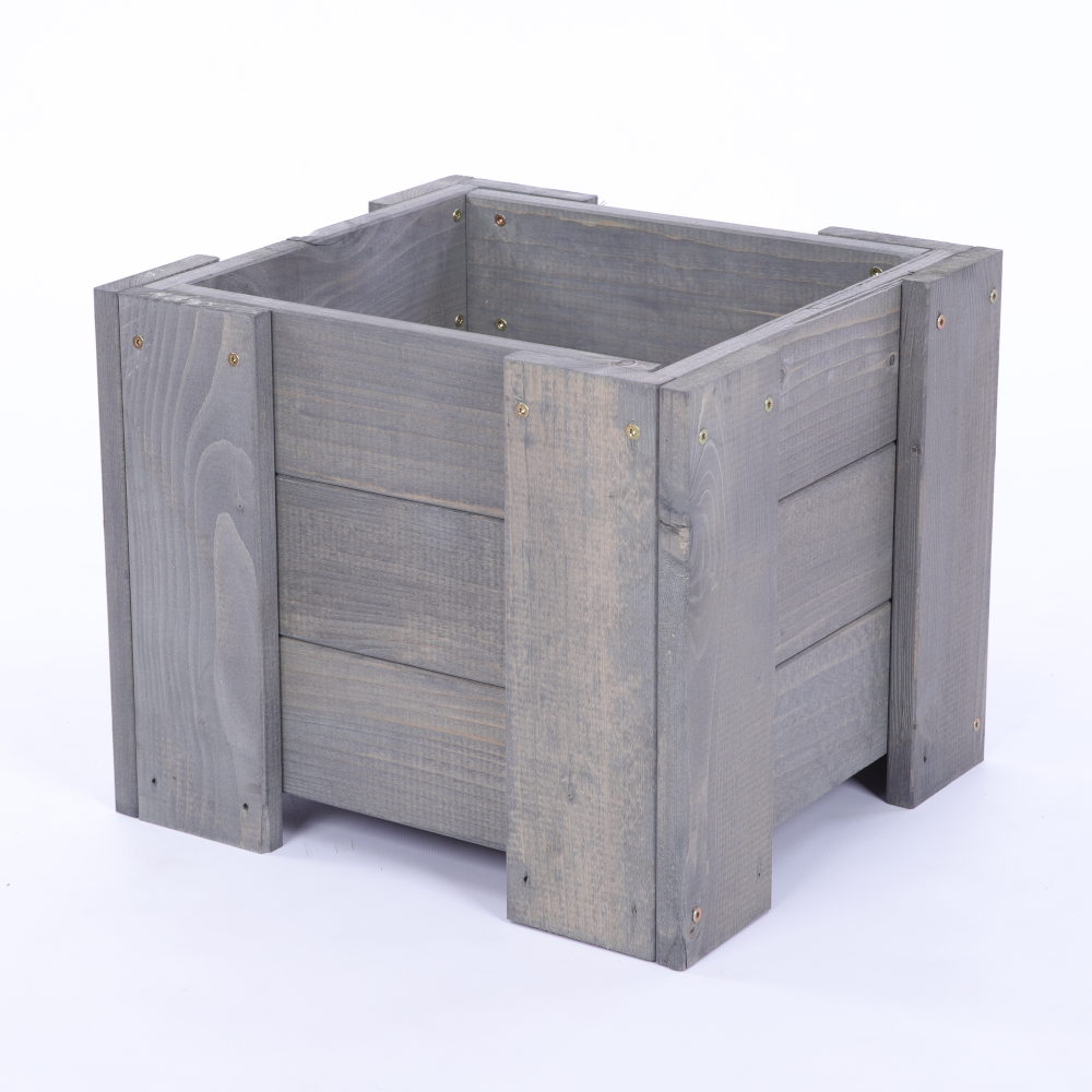 Donica drewniana IMPREGNAT warzywna doniczka tarasowa szer. 30 cm FOLIA