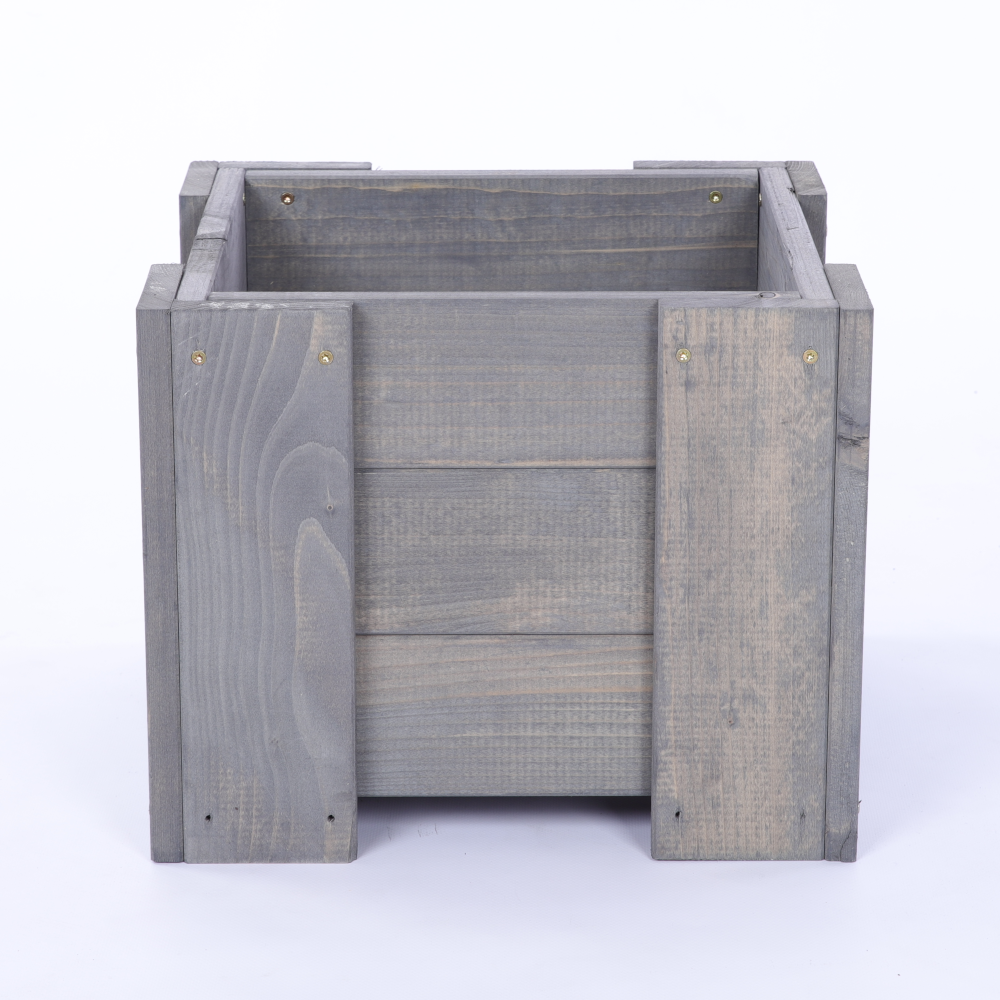 Donica drewniana IMPREGNAT warzywna doniczka tarasowa szer. 30 cm FOLIA