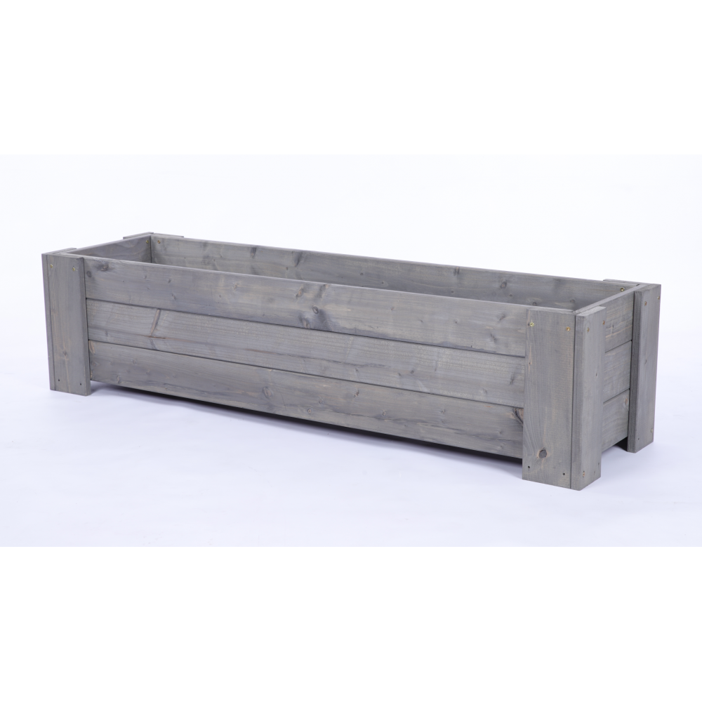 Donica drewniana IMPREGNAT warzywna doniczka tarasowa szer. 117 cm FOLIA