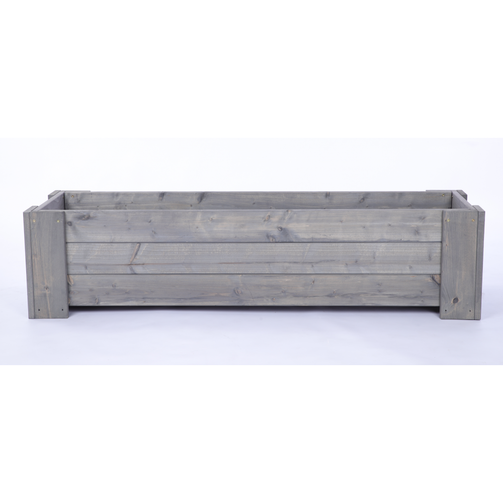 Donica drewniana IMPREGNAT warzywna doniczka tarasowa szer. 117 cm FOLIA