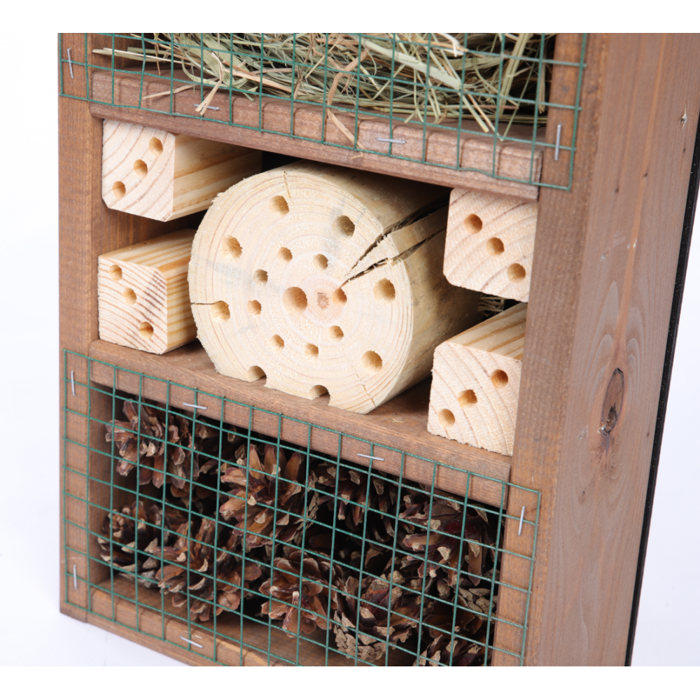 Domek dla owadów hotel budka lęgowa IMPREGNAT domki MEGA DUŻY aż 47cm! EKO