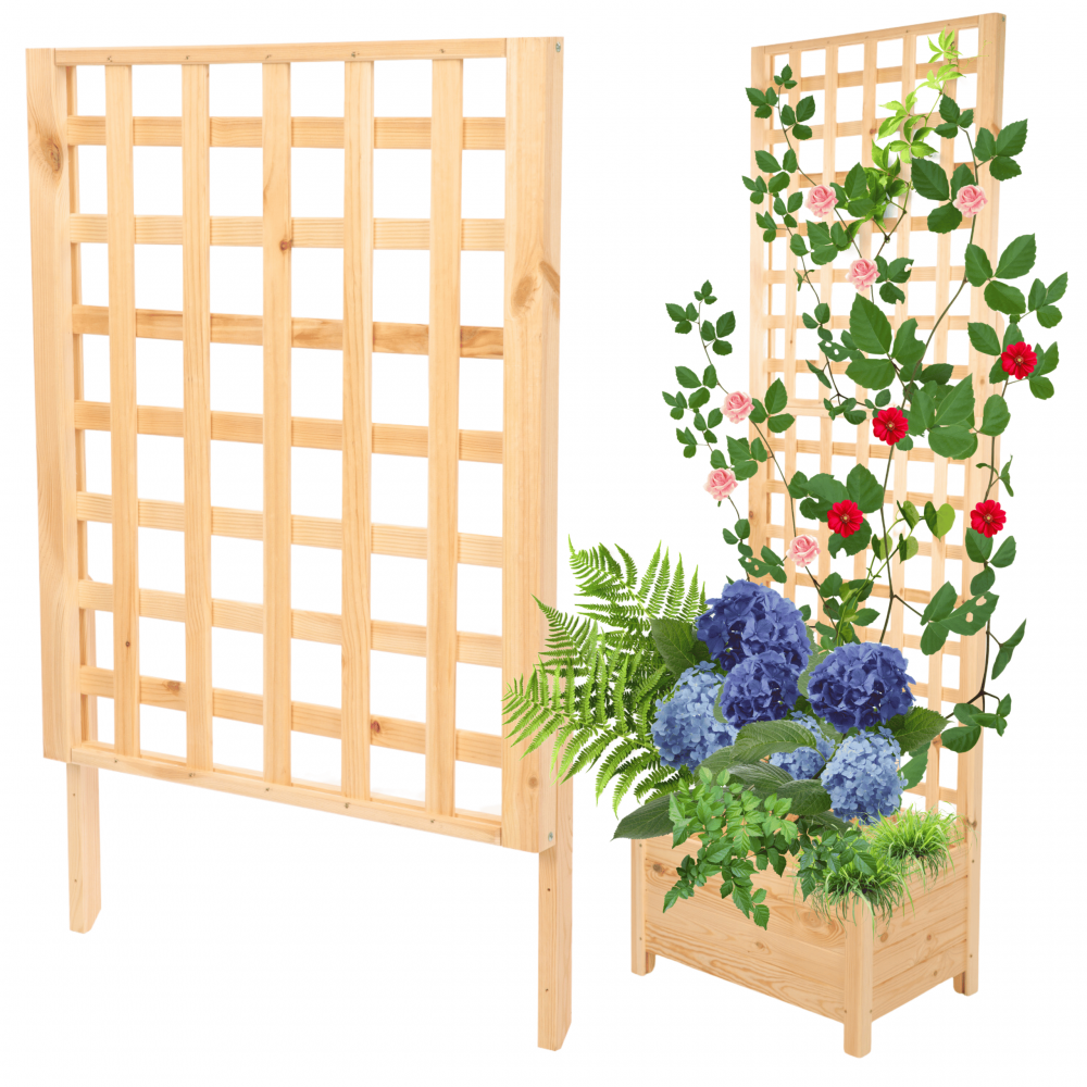 Nadstawka do pergoli drewnianej ogrodowej szer. 60cm MODUŁOWA PODWYŻSZENIE