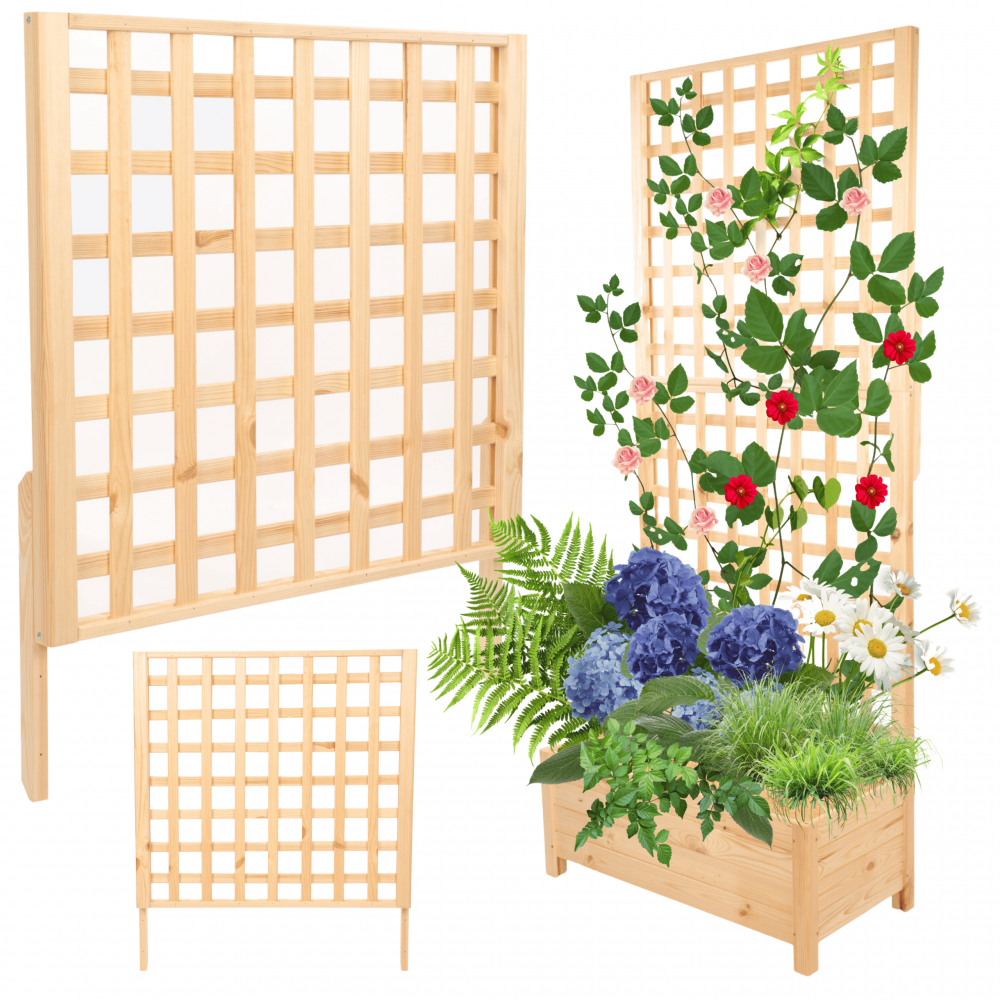 Nadstawka do pergoli drewnianej ogrodowej szer. 80cm MODUŁOWA PODWYŻSZENIE