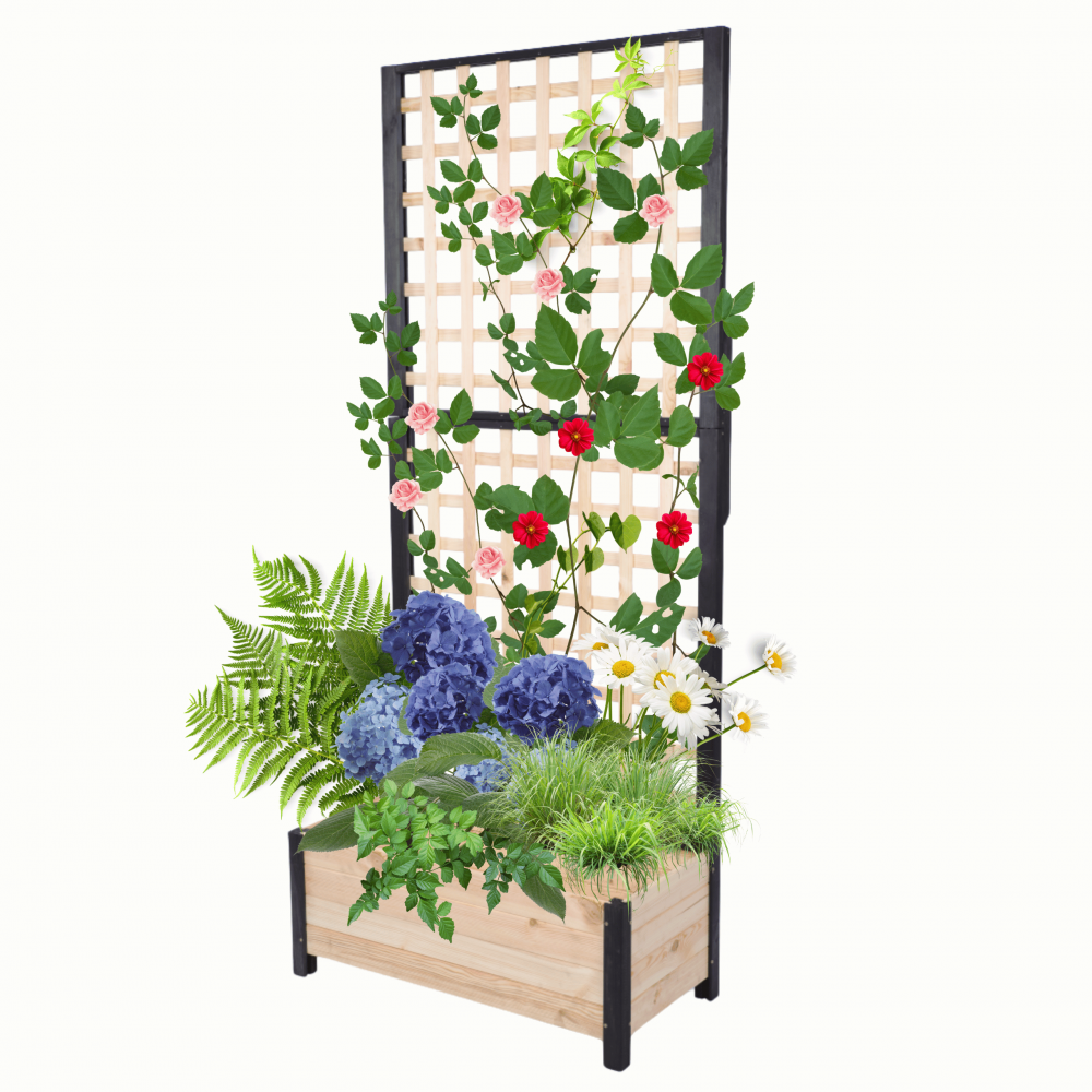 Nadstawka do pergoli drewnianej ogrodowej szer. 80cm MODUŁOWA IMPREGNACJA