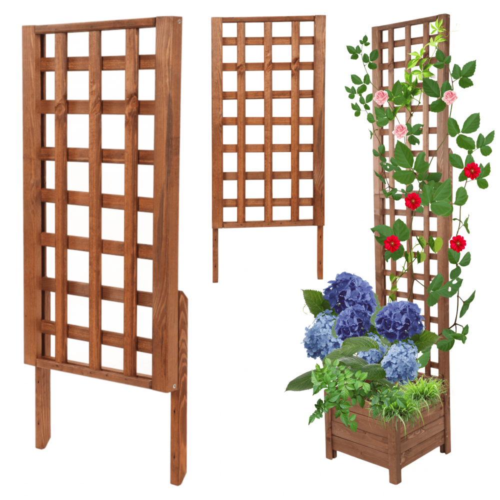 Nadstawka do pergoli drewnianej ogrodowej szer. 40cm MODUŁOWA IMPREGNACJA