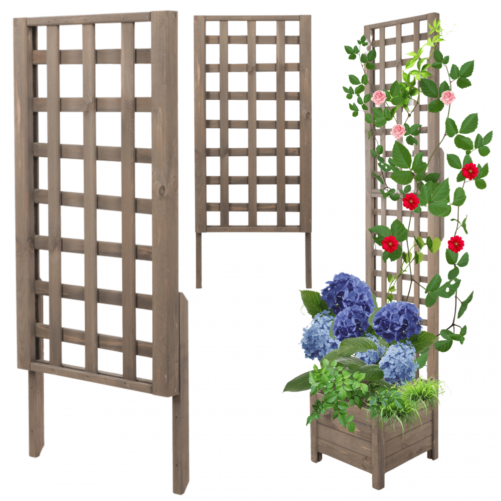 Nadstawka do pergoli drewnianej ogrodowej szer. 40cm MODUŁOWA IMPREGNACJA