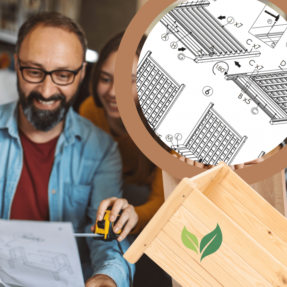 Nadstawka do pergoli drewnianej ogrodowej szer. 40cm MODUŁOWA IMPREGNACJA