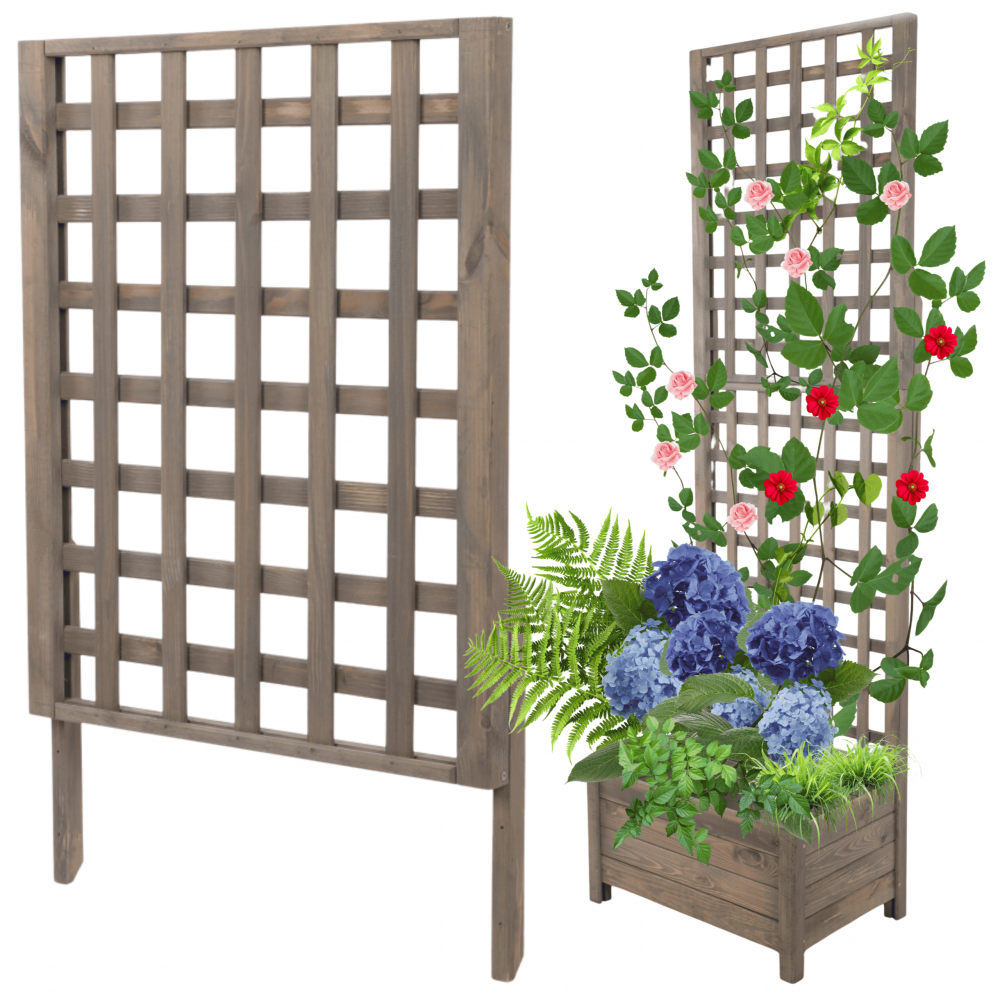 Nadstawka do pergoli drewnianej ogrodowej szer. 60cm MODUŁOWA IMPREGNACJA