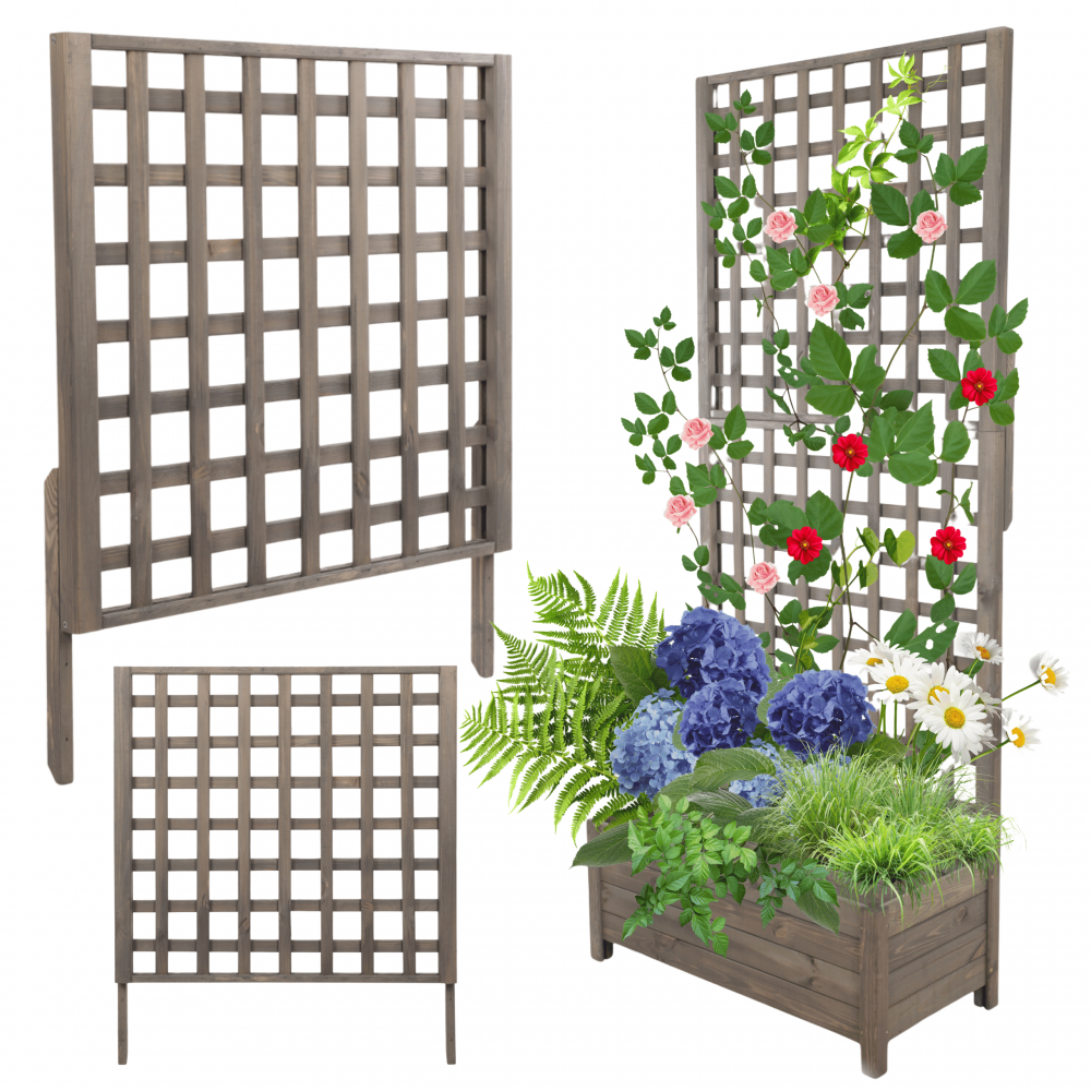 Nadstawka do pergoli drewnianej ogrodowej szer. 80cm MODUŁOWA IMPREGNACJA