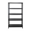 Regał cały metalowy 180x100x40 stojak warsztatowy 130kg/p magazynowy czarny