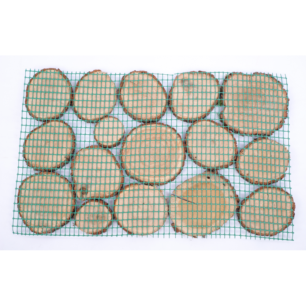 Ścieżka ogrodowa 80x50X2 cm chodnik plastry drewna DĄB ścieżki EKO DREWNO X4