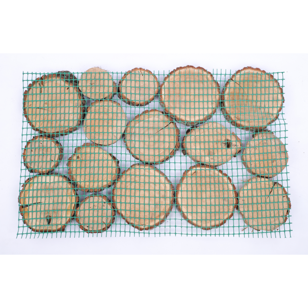 Ścieżka ogrodowa 80x50X3 cm chodnik plastry drewna DĄB ścieżki EKO DREWNO X4