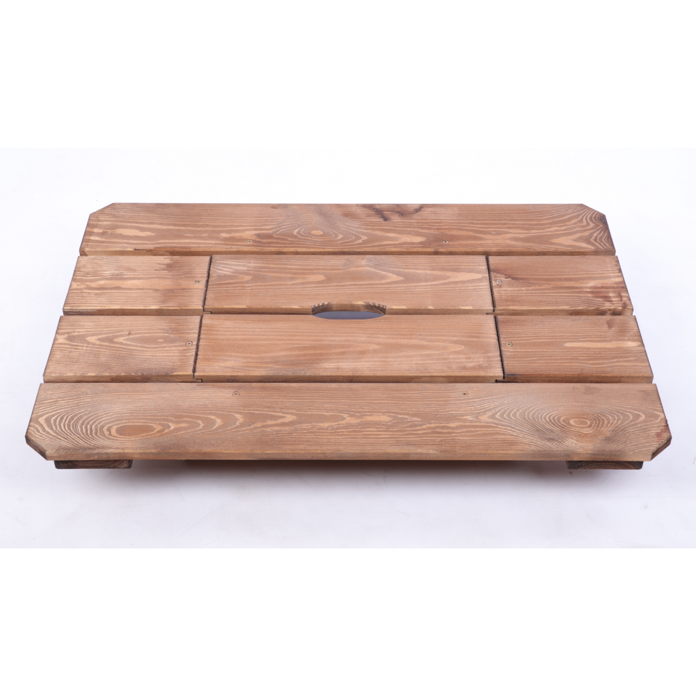 Blat na skrzynkę piwa drewniany stół plenerowy z pokrywą turystyczny EKO