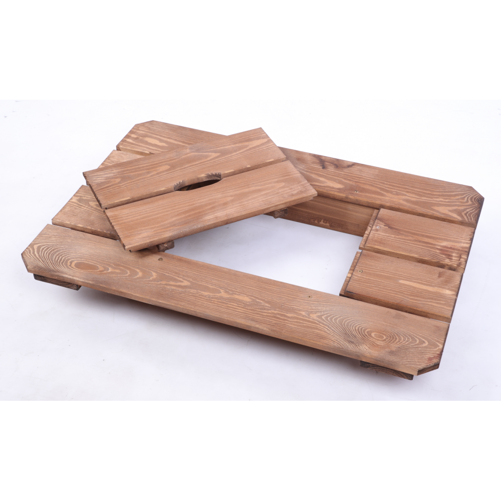 Blat na skrzynkę piwa drewniany stół plenerowy z pokrywą turystyczny EKO