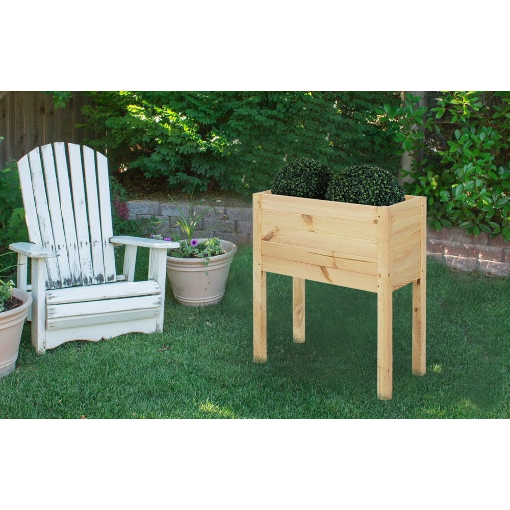 Skrzynia donica doniczka na nogach ziołownik REGULOWANE DNO 72,5x68x30cm EKO