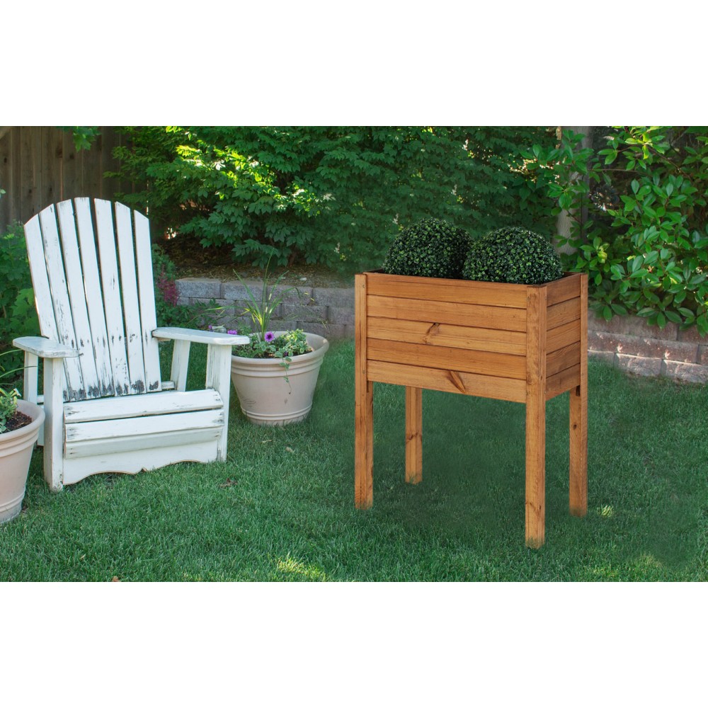 Skrzynia donica doniczka na nogach ziołownik REGULOWANE DNO 72,5x68x30cm EKO